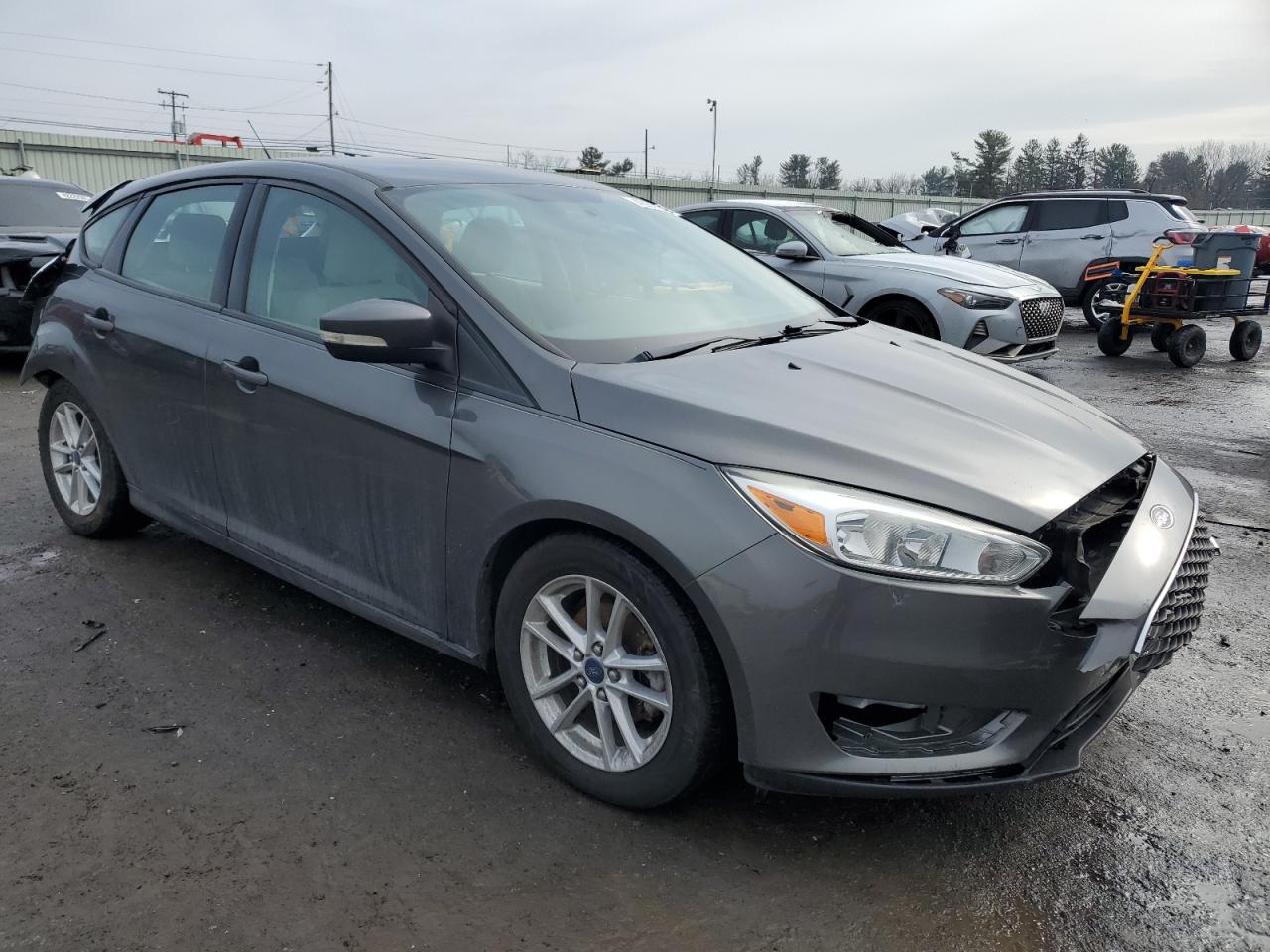 2016 Ford Focus VIN 1FADP3K29GL256665 Copart auction photo, rear end / front end damage thumbnail 4