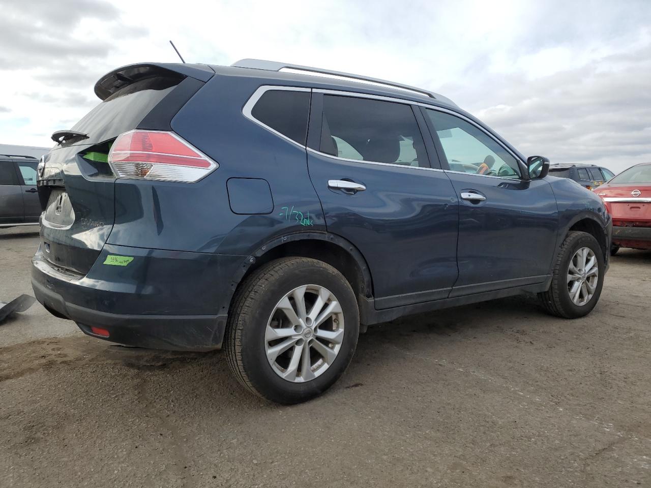 2016 Nissan Rogue VIN KNMAT2MV8GP626023 Copart auction photo, front end / side damage thumbnail 3