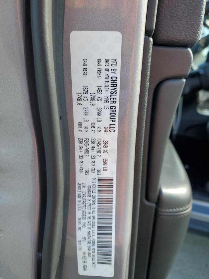 2014 Jeep Grand Cherokee VIN 1C4RJFAG7EC163639 Copart auction photo, front end damage thumbnail 13