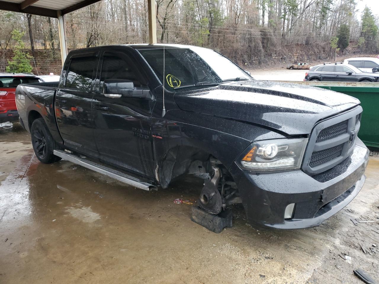 2016 RAM 1500 VIN 1C6RR6MT1GS297970 Copart auction photo, side damage thumbnail 4