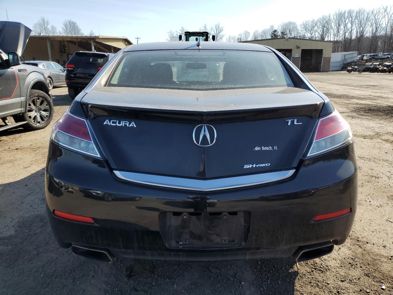 2012 Acura TL VIN 19UUA9F51CA004855 Copart auction photo, front end / minor dent/scratches damage thumbnail 6