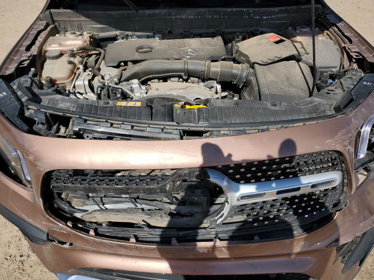 2022 Mercedes-Benz GLB VIN W1N4M4HB9NW197802 Copart auction photo, front end damage thumbnail 13