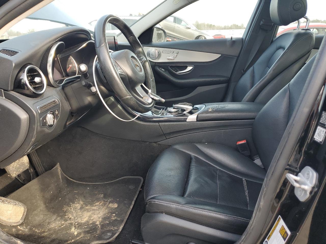 2015 Mercedes-Benz C-klasse VIN 55SWF4KB1FU019986 Copart auction photo, rear end damage thumbnail 7