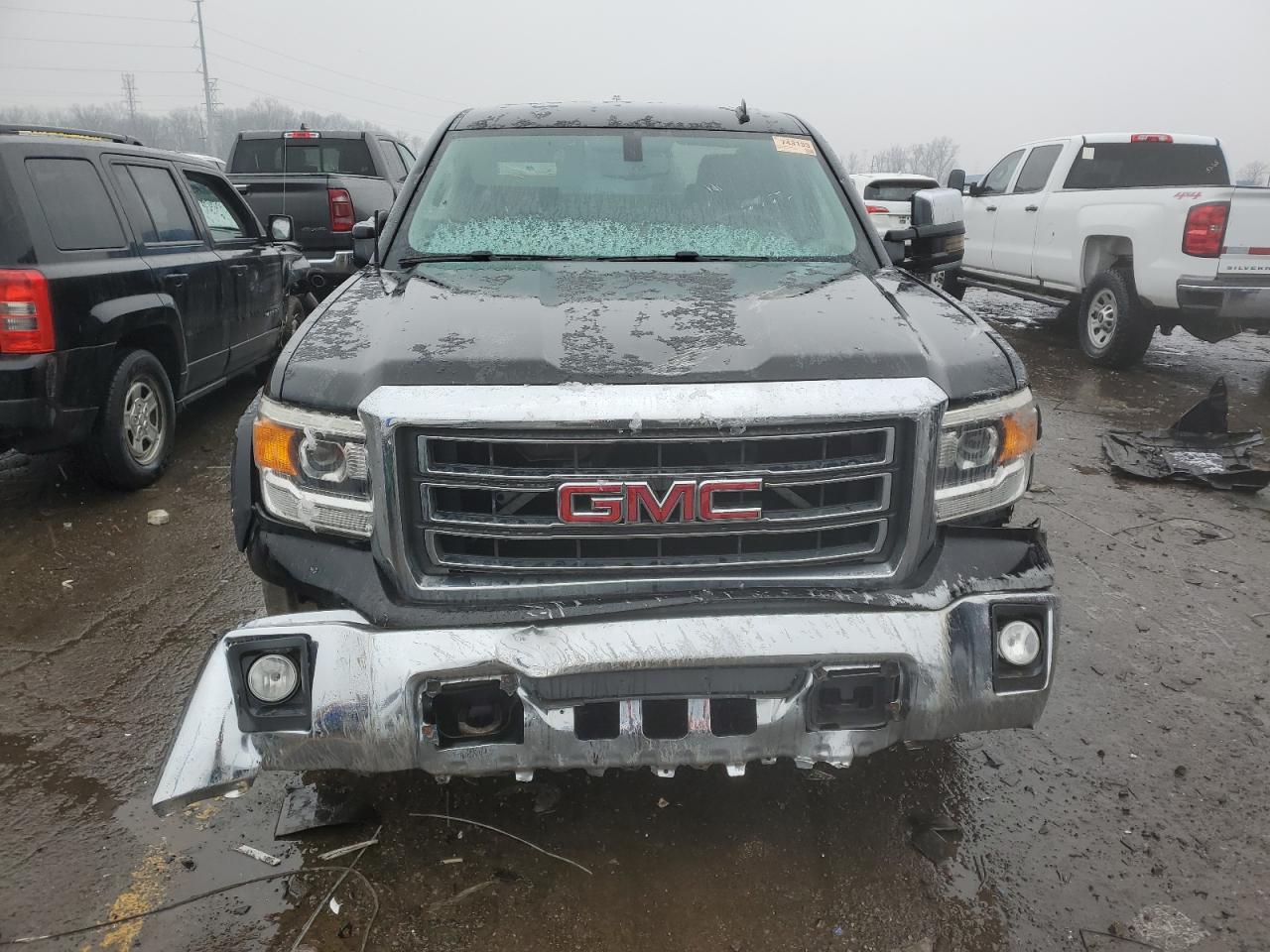 2014 GMC Sierra VIN 1GTV2UEC1EZ137817 Copart auction photo, all over damage thumbnail 5
