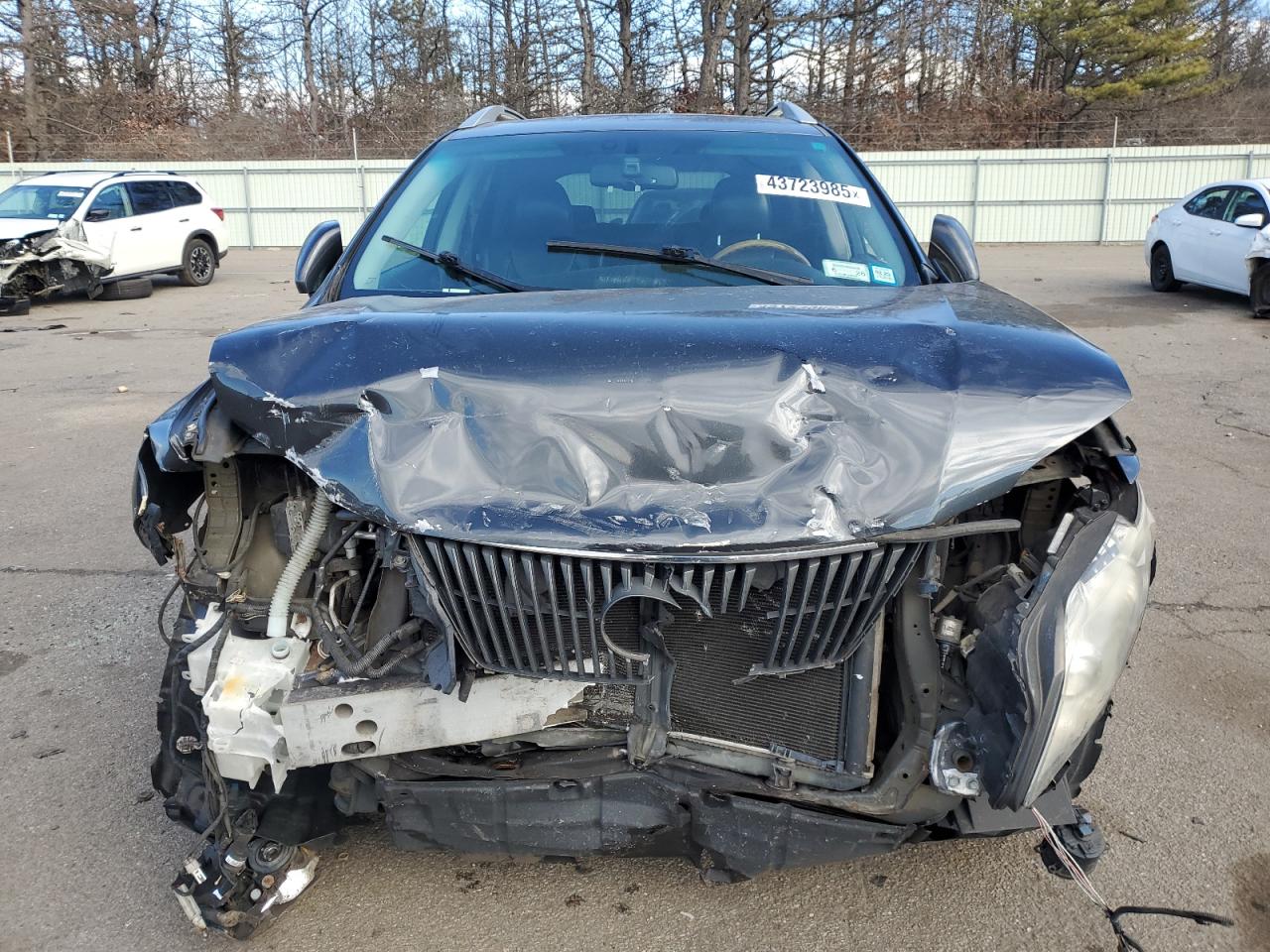 2010 Lexus RX VIN 2T2BK1BA0AC025465 Copart auction photo, front end / side damage thumbnail 5