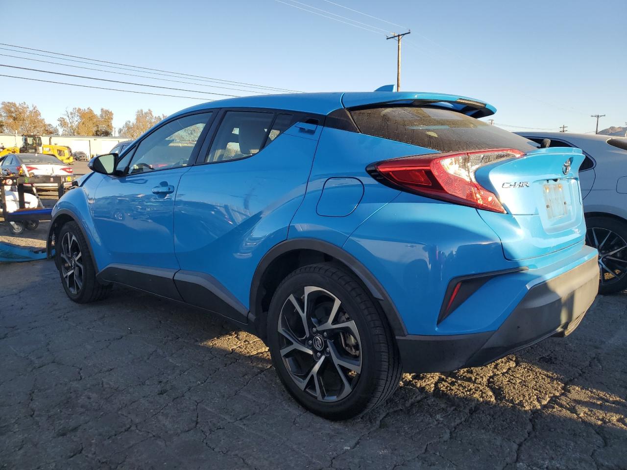 2019 Toyota C-HR VIN JTNKHMBX1K1048392 Copart auction photo, front end / side damage thumbnail 2