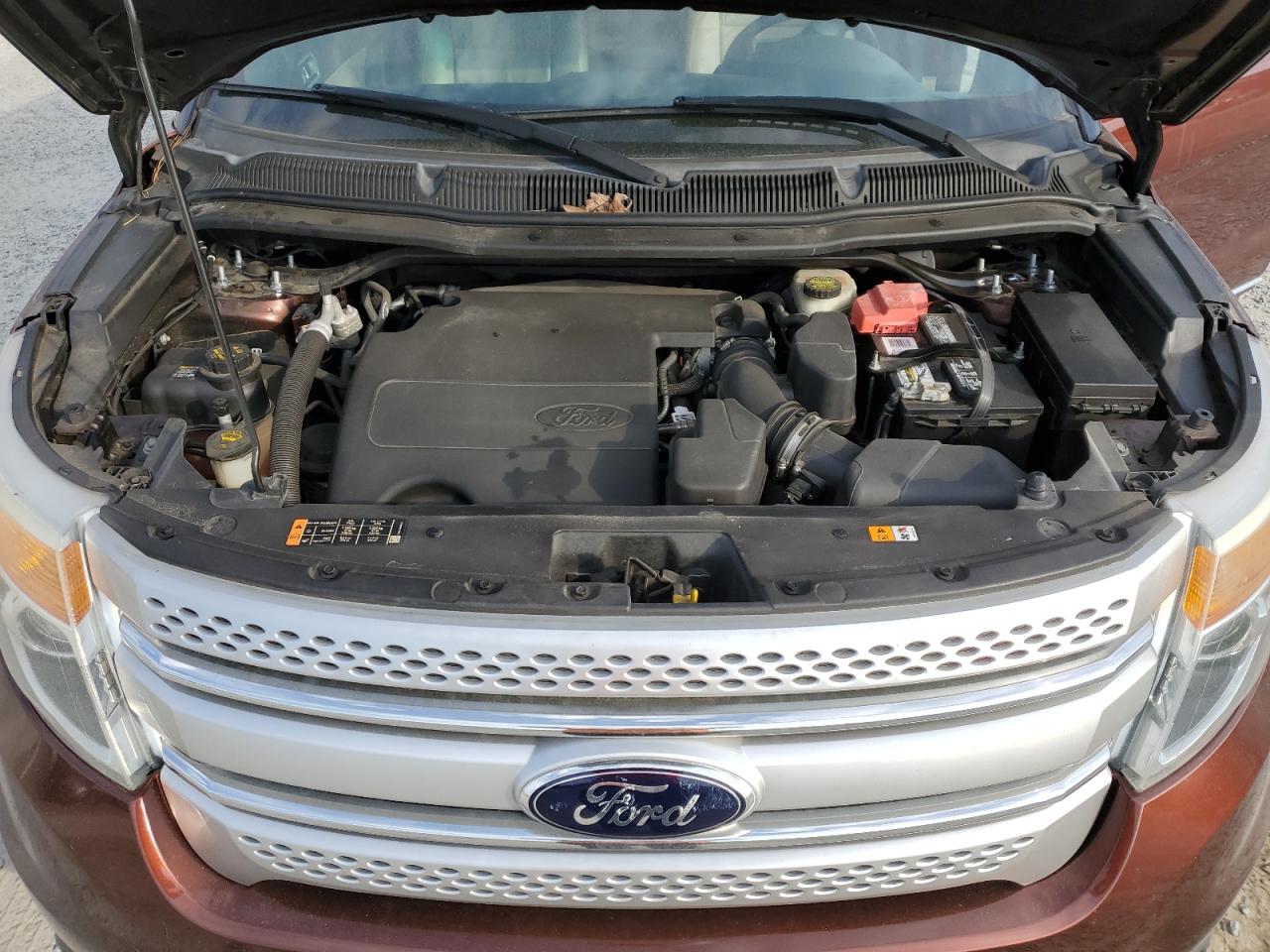 2015 Ford Explorer VIN 1FM5K7D83FGC57111 Copart auction photo, rear end damage thumbnail 13
