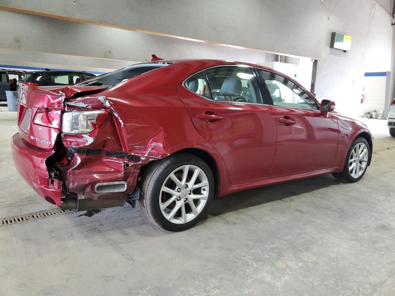 2012 Lexus IS VIN JTHCF5C24C5054431 Copart auction photo, rear end damage thumbnail 3