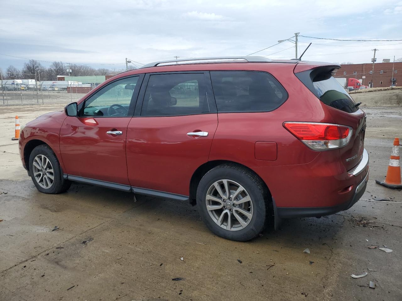 2014 Nissan Pathfinder VIN 5N1AR2MM0EC698193 Copart auction photo, front end damage thumbnail 2