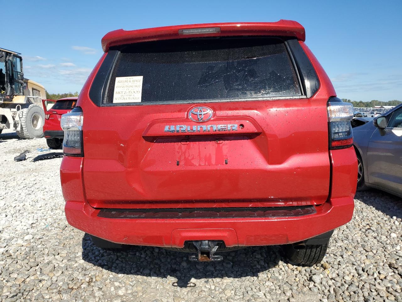 2021 Toyota 4Runner VIN JTEMU5JR1M5892148 Copart auction photo, front end damage thumbnail 6