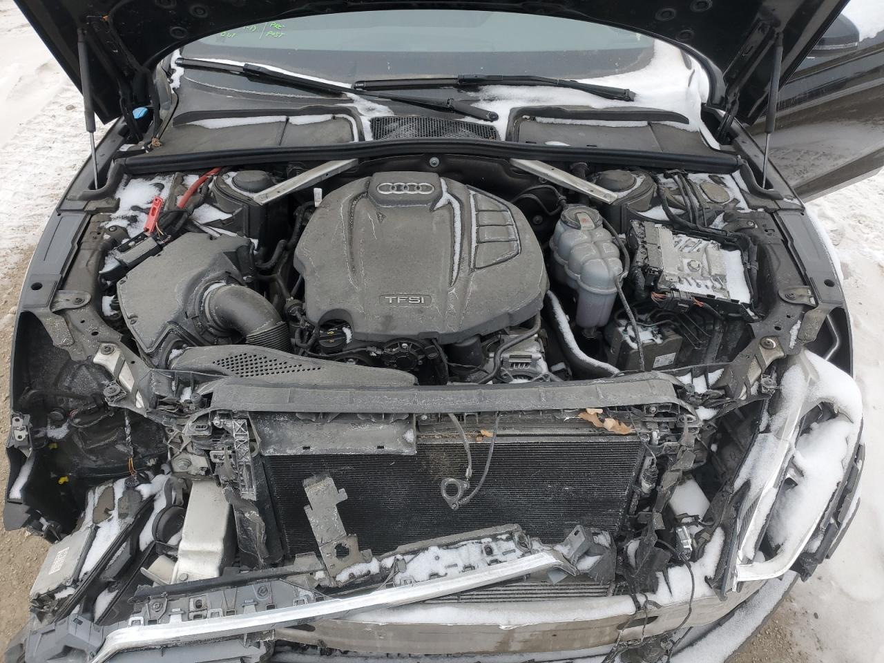 2019 Audi A5 VIN WAUENCF51KA037774 Copart auction photo, front end / rear end damage thumbnail 13