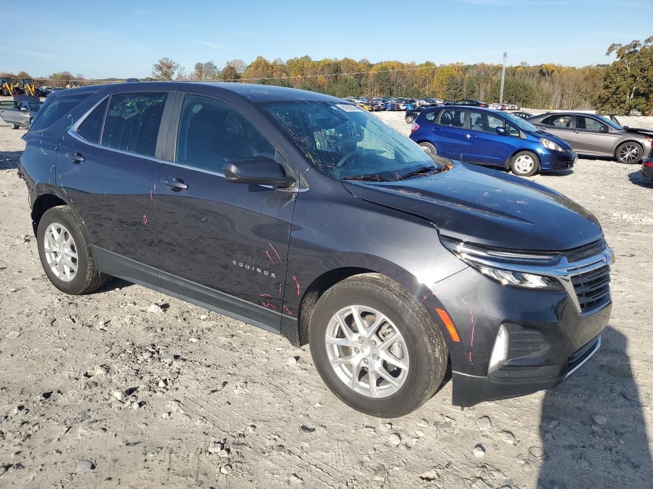 2022 Chevrolet Equinox VIN 2GNAXKEV3N6110966 Copart auction photo, rear end damage thumbnail 4