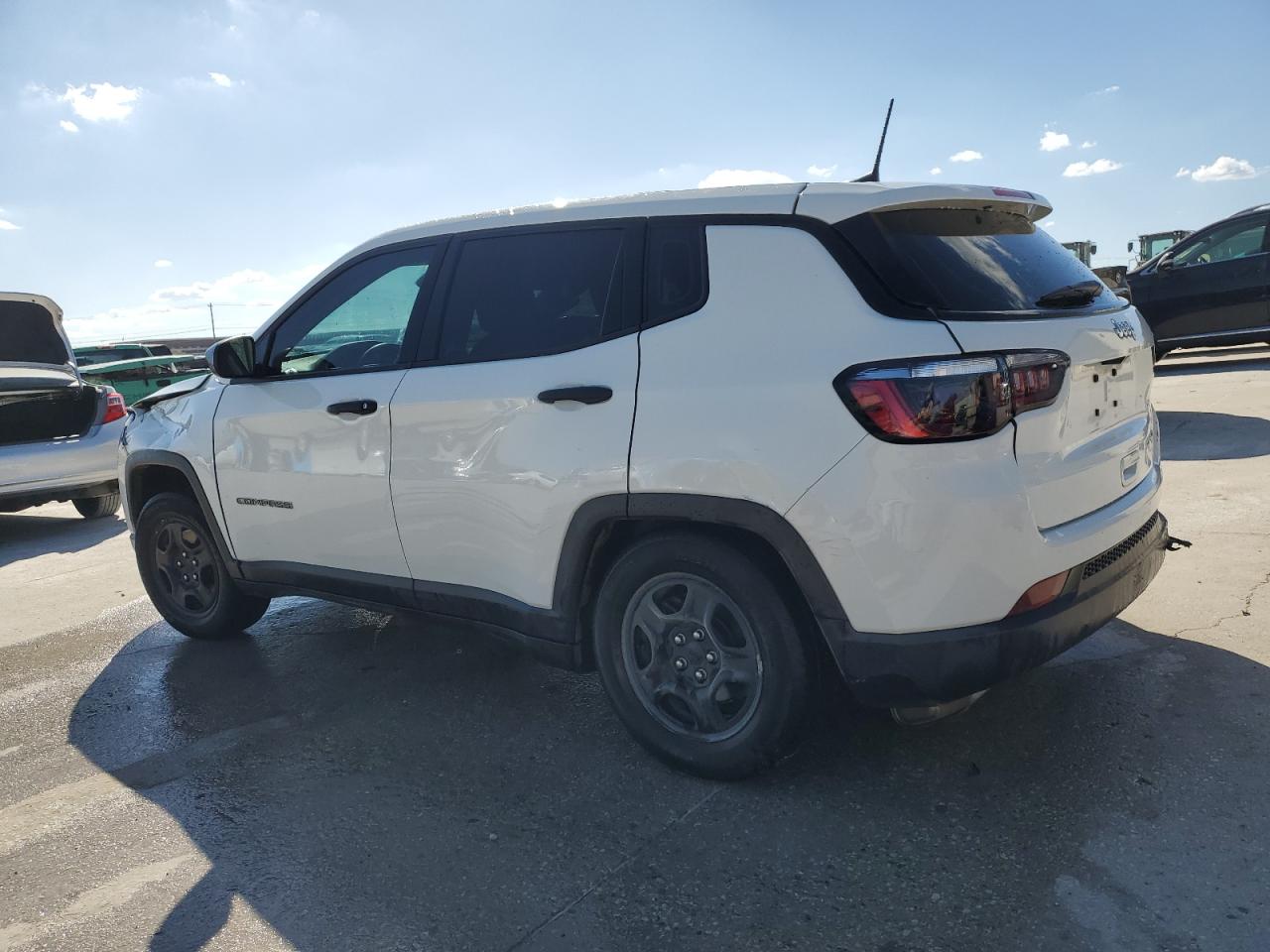 2021 Jeep Compass VIN 3C4NJCAB0MT531972 Copart auction photo, rear end / front end damage thumbnail 2