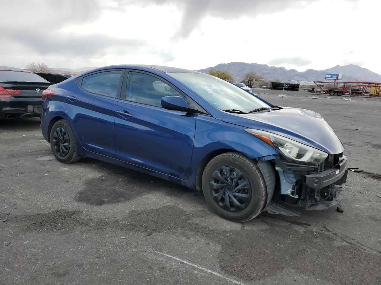 2016 Hyundai Elantra VIN 5NPDH4AE9GH728215 Copart auction photo, front end damage thumbnail 4