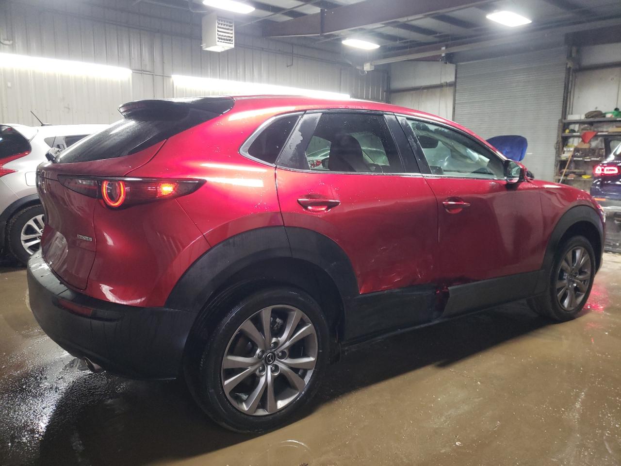 2021 Mazda CX-30 VIN 3MVDMBCL2MM230471 Copart auction photo, side damage thumbnail 3