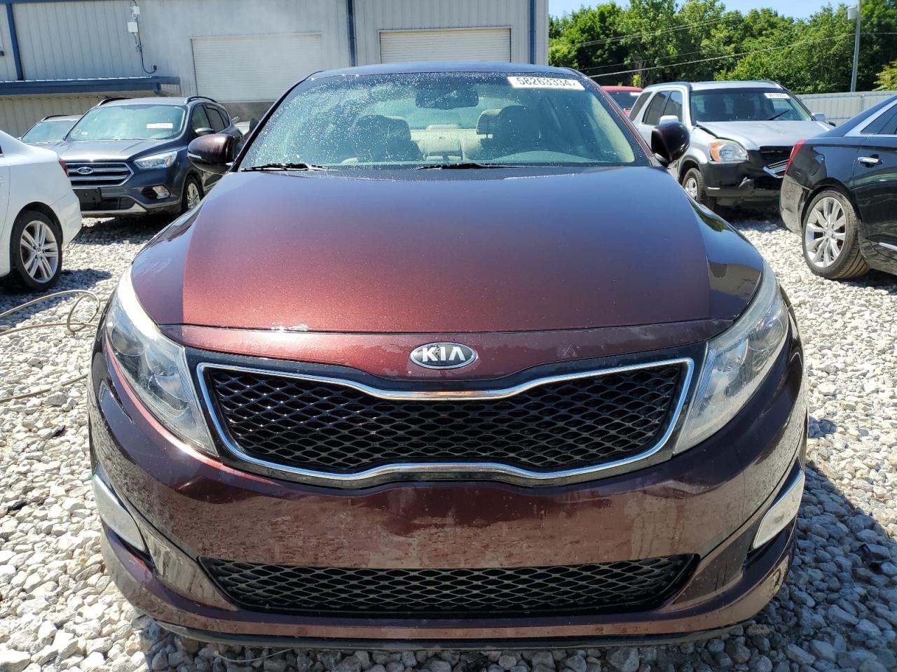 2015 KIA Optima VIN 5XXGN4A72FG414763 Copart auction photo, rear end / side damage thumbnail 5
