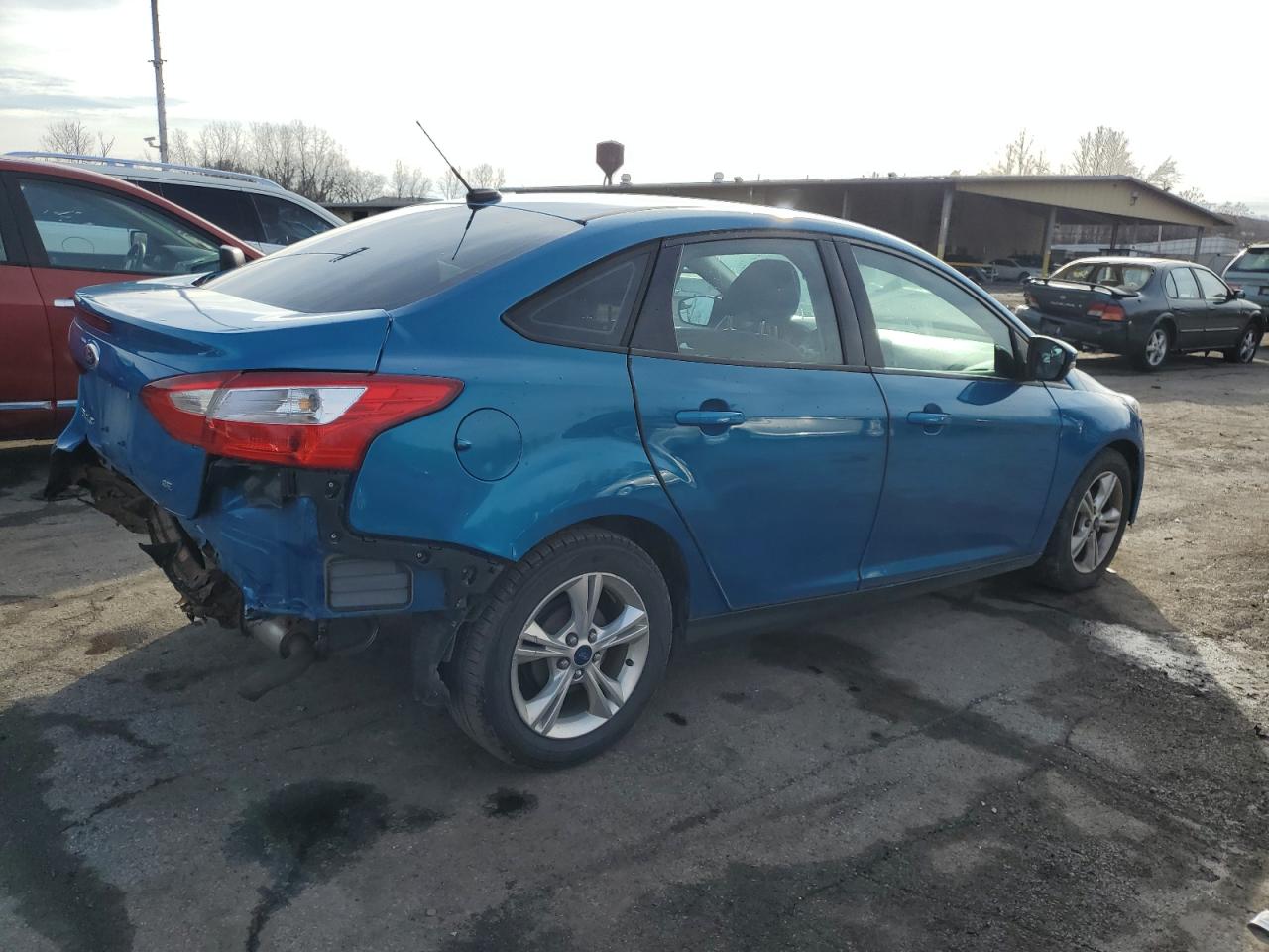 2013 Ford Focus VIN 1FADP3F2XDL240531 Copart auction photo, rear end / minor dent/scratches damage thumbnail 3