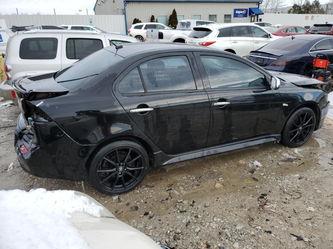 2012 Mitsubishi Lancer VIN JA32U8FW8CU015848 Copart auction photo, rear end / front end damage thumbnail 3