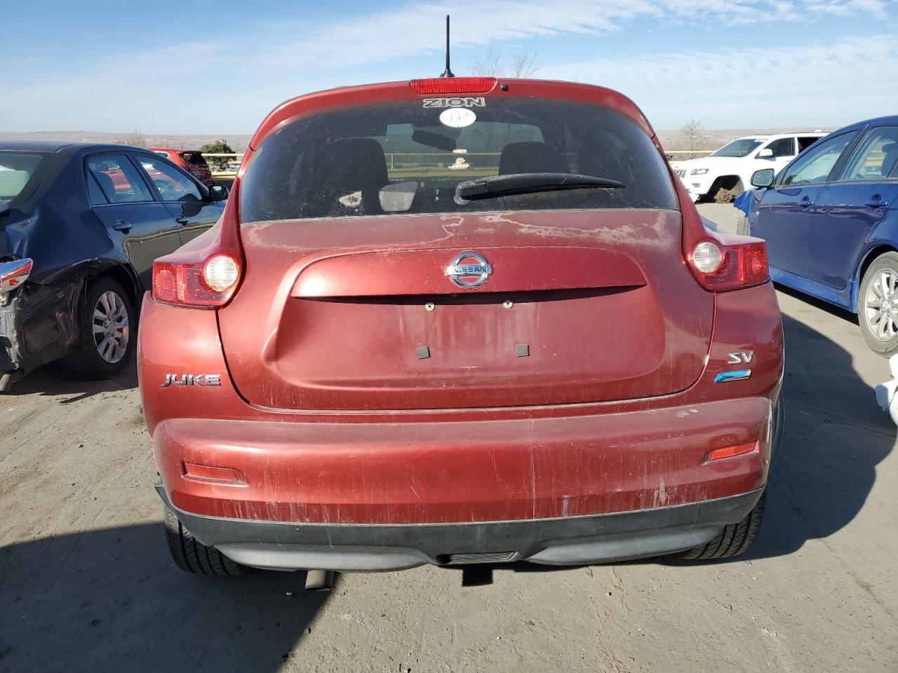 2013 Nissan Juke VIN JN8AF5MR3DT225336 Copart auction photo, rear end damage thumbnail 6