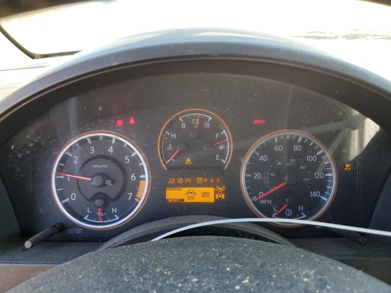 2014 Nissan Titan VIN 1N6AA0CC7EN518945 Copart auction photo, front end / minor dent/scratches damage thumbnail 9