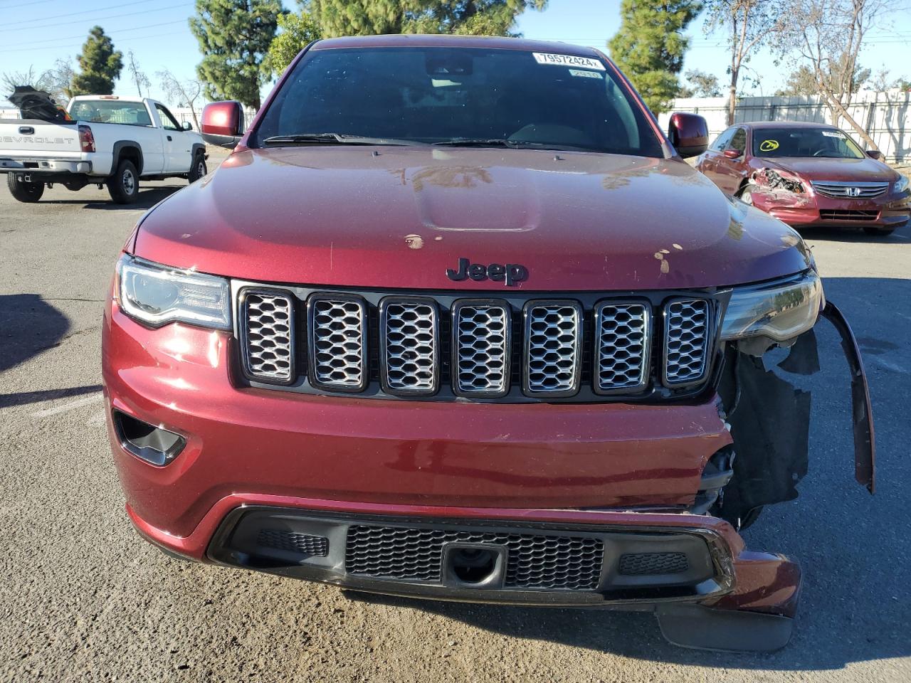 2021 Jeep Grand Cherokee VIN 1C4RJEAG7MC719229 Copart auction photo, front end damage thumbnail 5