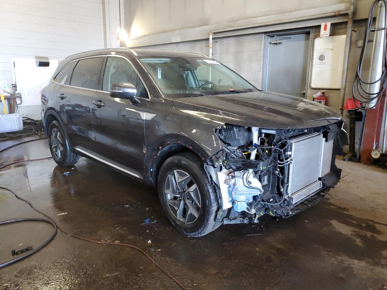 2022 KIA Sorento VIN KNDRH4LG3N5069680 Copart auction photo, front end damage thumbnail 4