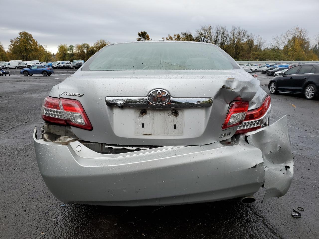 2011 Toyota Camry VIN 4T4BF3EK1BR205729 Copart auction photo, rear end / front end damage thumbnail 6