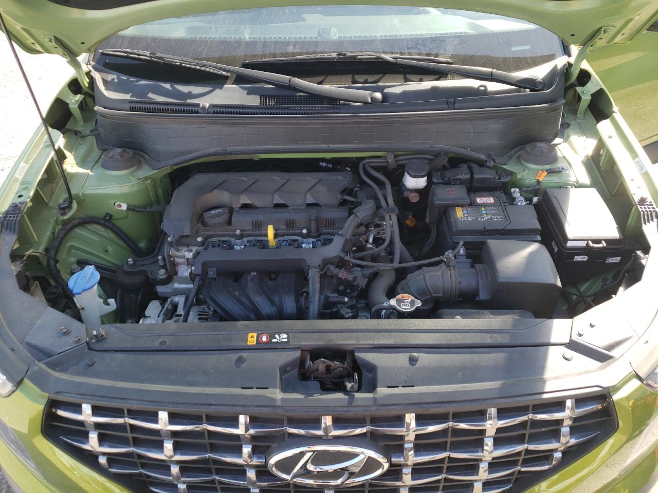 2021 Hyundai Venue VIN KMHRC8A38MU126557 Copart auction photo, rear end damage thumbnail 12