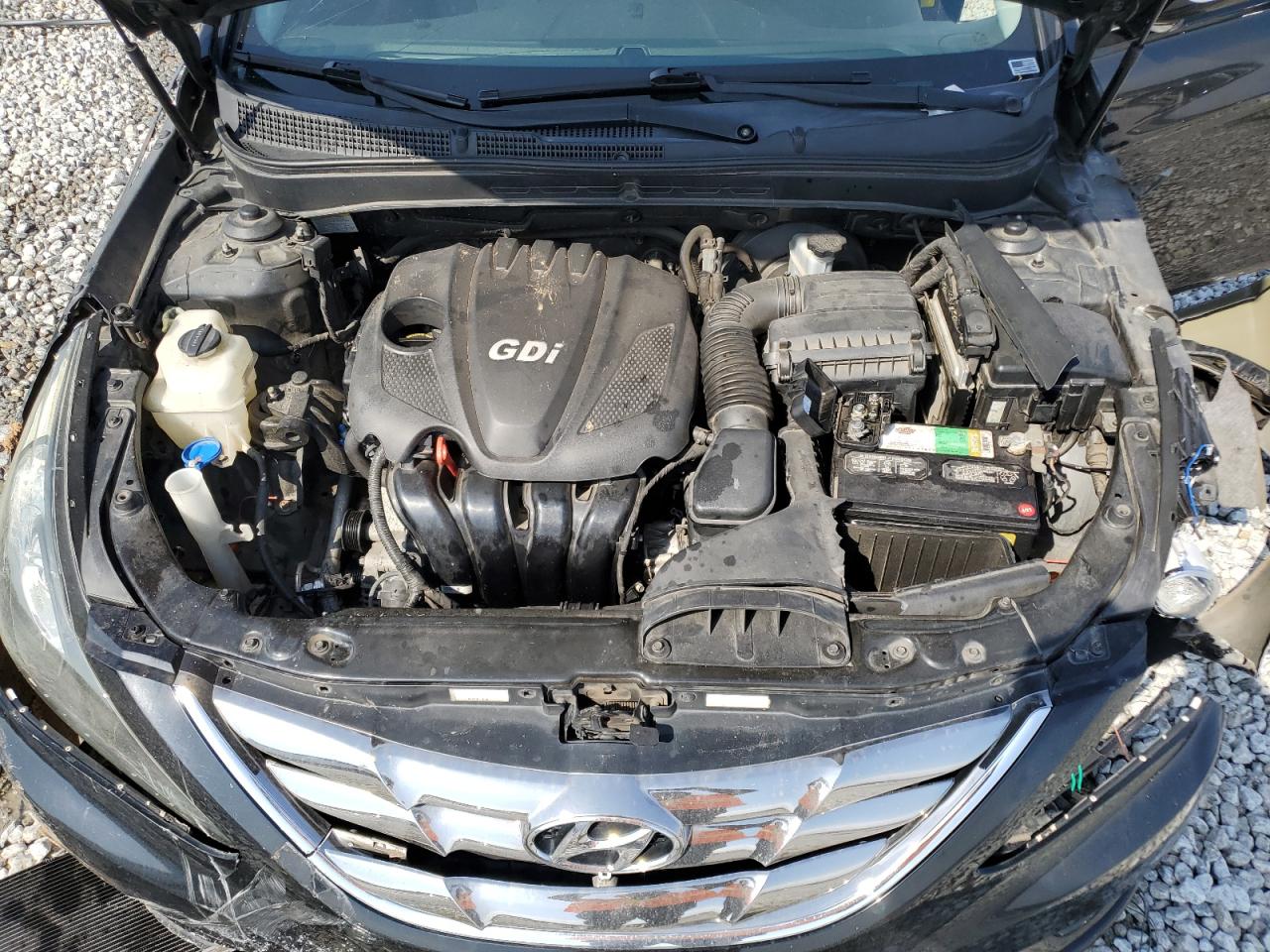 2012 Hyundai Sonata VIN 5NPEC4AC4CH359646 Copart auction photo, front end / undercarriage damage thumbnail 11