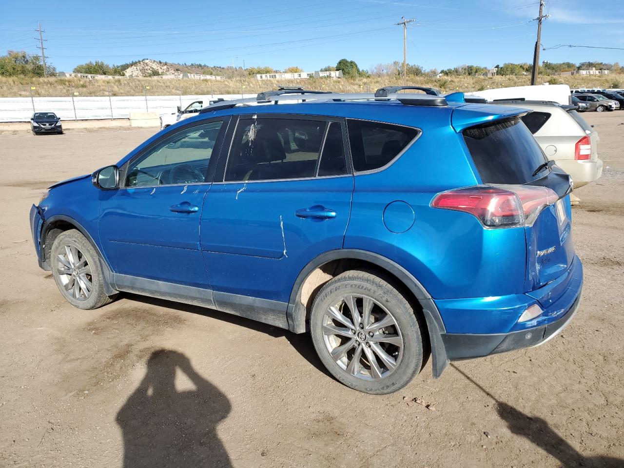2016 Toyota RAV 4 VIN 2T3JFREV7GW456871 Copart auction photo, front end / side damage thumbnail 2