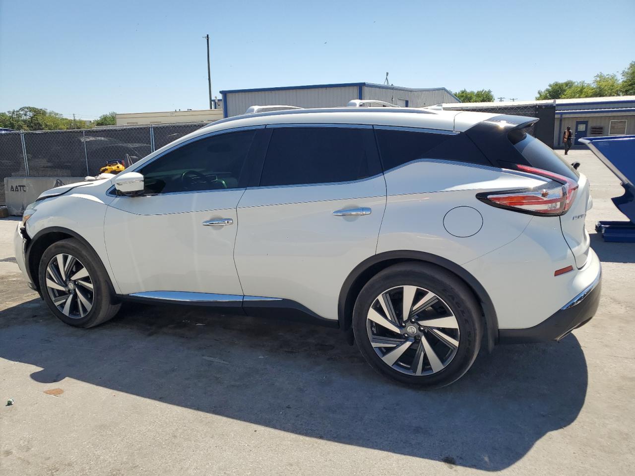 2015 Nissan Murano VIN 5N1AZ2MG7FN209644 Copart auction photo, front end / side damage thumbnail 2