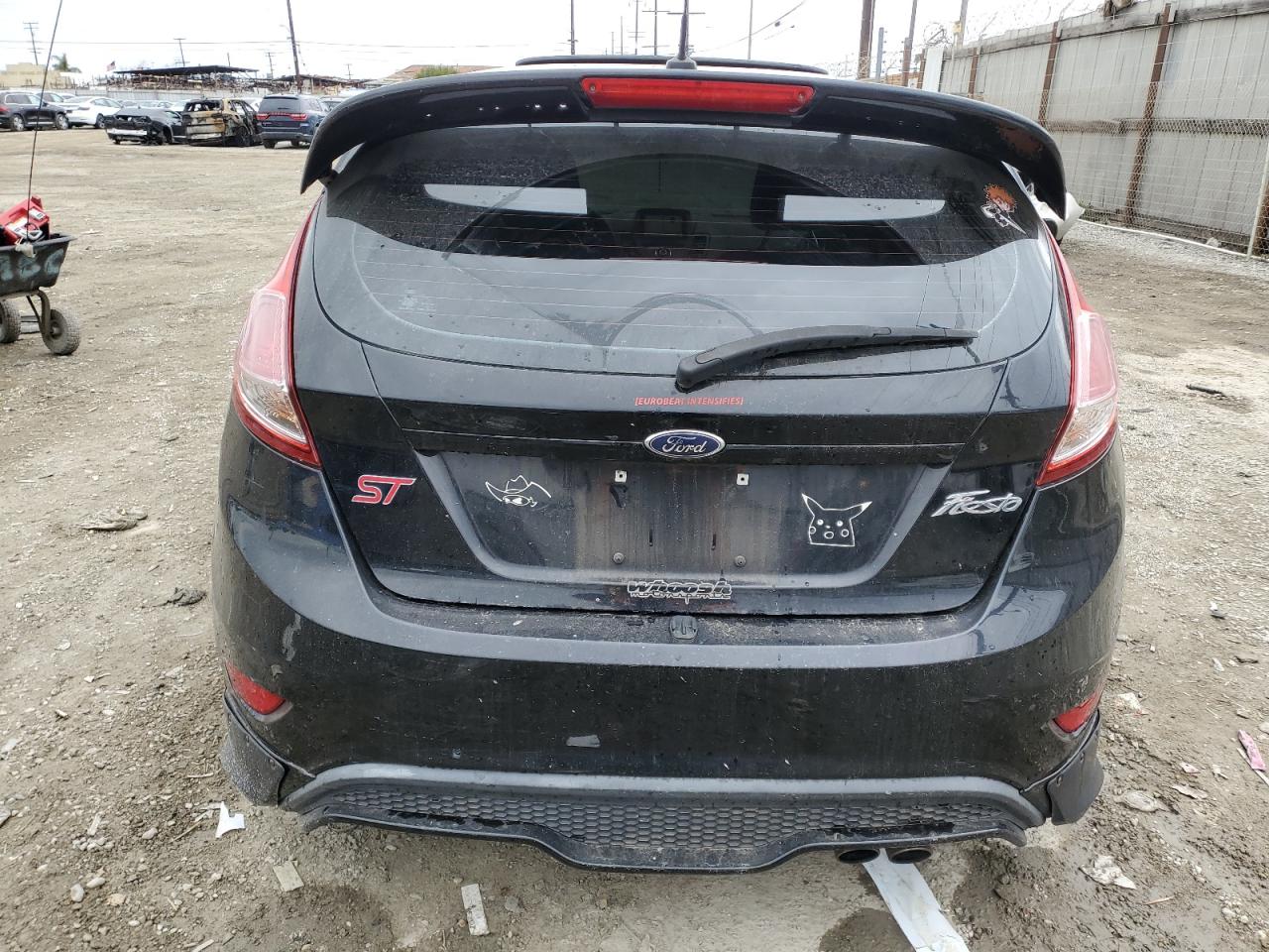 2016 Ford Fiesta VIN 3FADP4GXXGM208228 Copart auction photo, front end / side damage thumbnail 6
