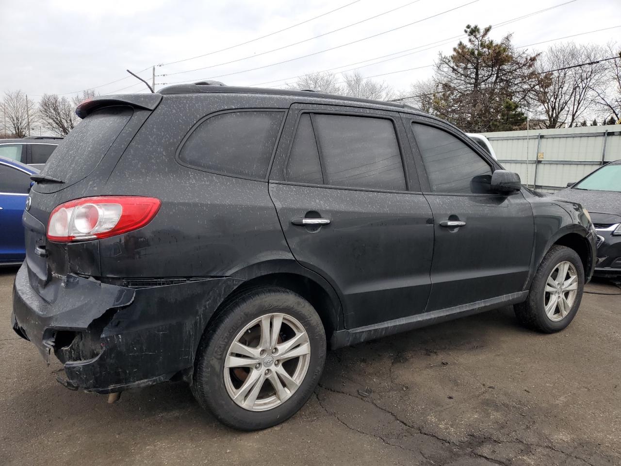 2011 Hyundai Santa Fe VIN 5XYZK3AB5BG090679 Copart auction photo, front end / rear end damage thumbnail 3
