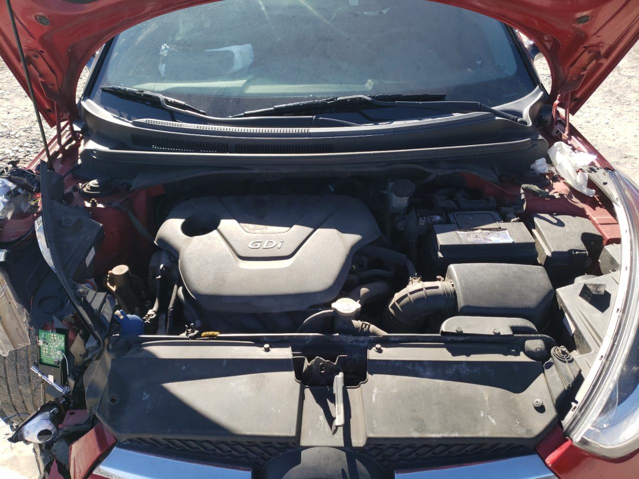 2013 Hyundai Veloster VIN KMHTC6AD3DU142880 Copart auction photo, front end / side damage thumbnail 12