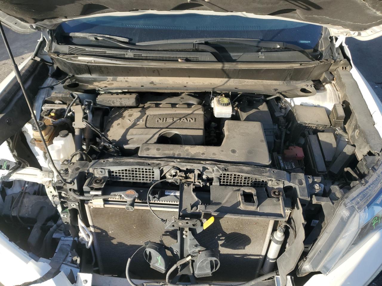 2018 Nissan Pathfinder VIN 5N1DR2MN6JC663321 Copart auction photo, front end / undercarriage damage thumbnail 12