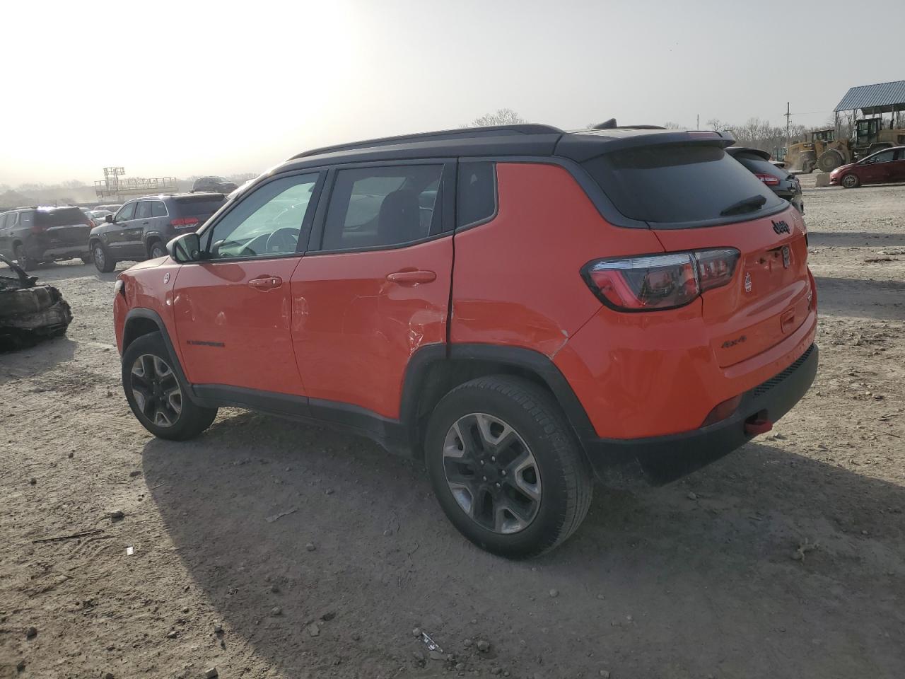 2018 Jeep Compass VIN 3C4NJDDB4JT130342 Copart auction photo, front end damage thumbnail 2