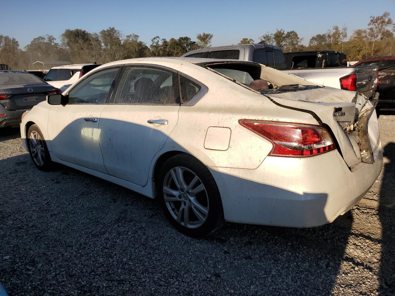 2013 Nissan Altima VIN 1N4BL3AP0DC192334 Copart auction photo, top/roof / rear end damage thumbnail 2