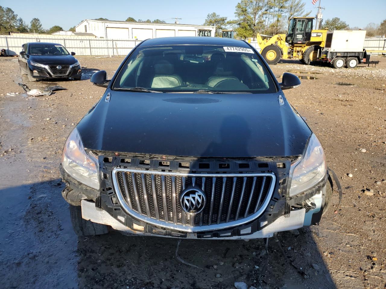 2012 Buick Regal VIN 2G4GR5EK2C9140066 Copart auction photo, undercarriage / front end damage thumbnail 5