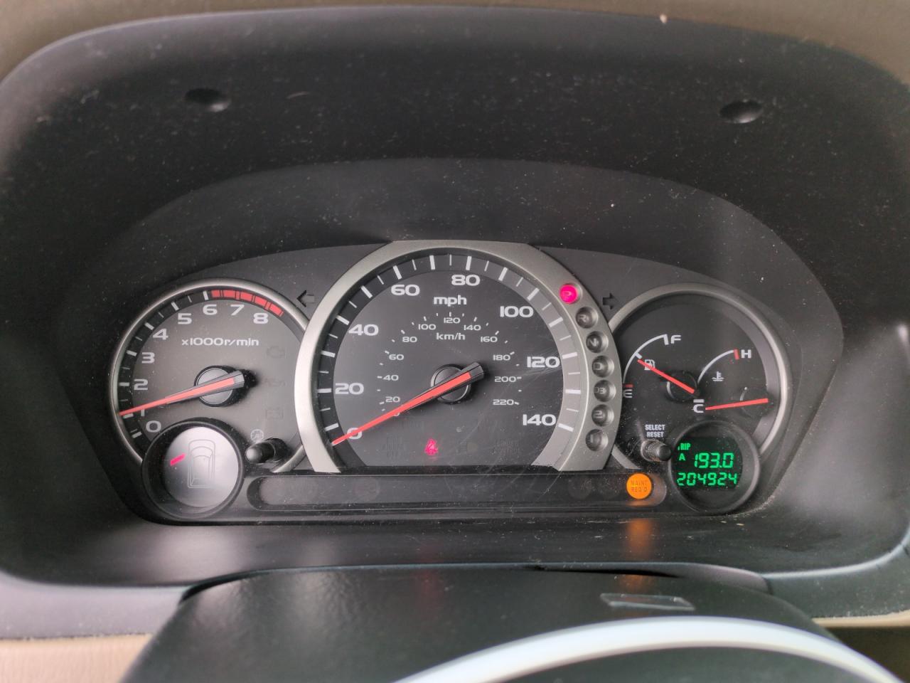 2004 Honda Pilot VIN 2HKYF18534H503909 Copart auction photo, front end damage thumbnail 9