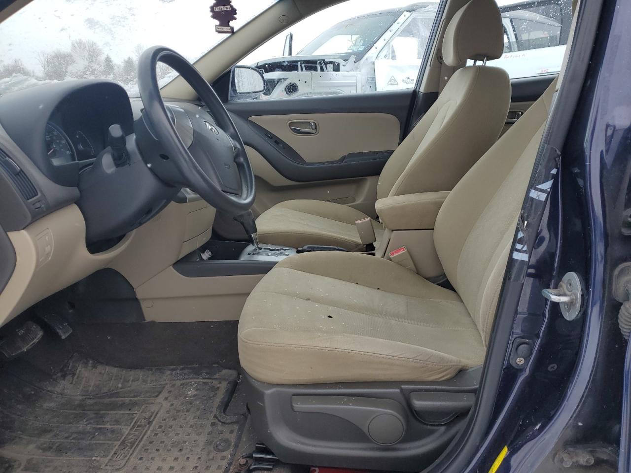 2010 Hyundai Elantra VIN KMHDU4AD7AU881350 Copart auction photo, side damage thumbnail 7