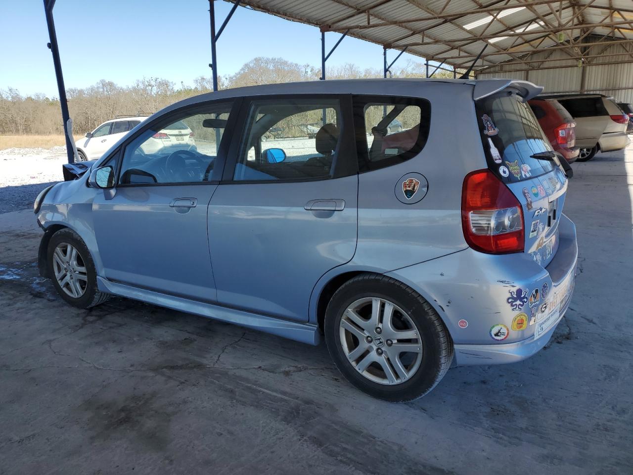 2008 Honda Fit VIN JHMGD38678S065830 Copart auction photo, front end damage thumbnail 2