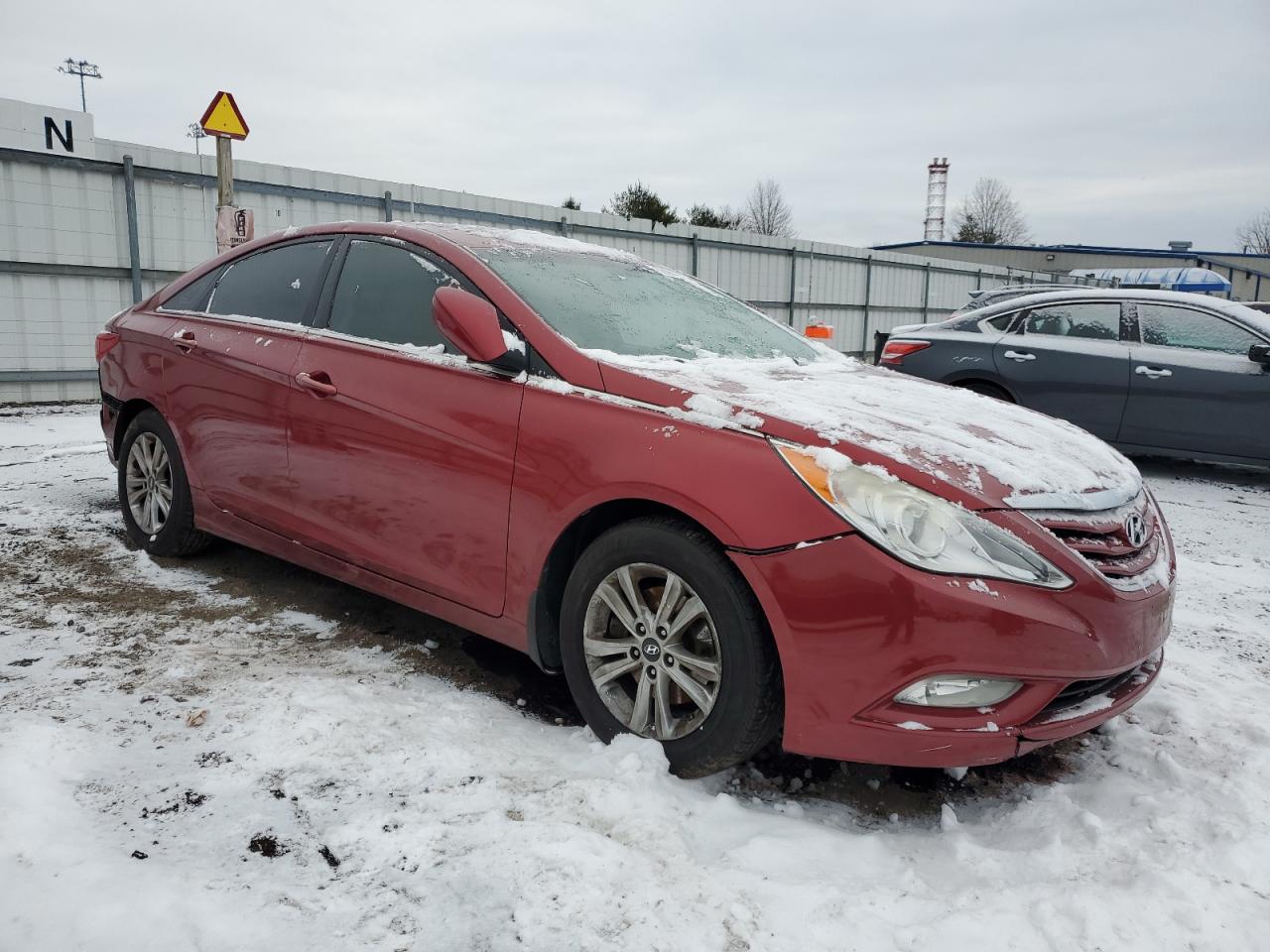 2013 Hyundai Sonata VIN 5NPEB4AC5DH723190 Copart auction photo, rear end / undercarriage damage thumbnail 4