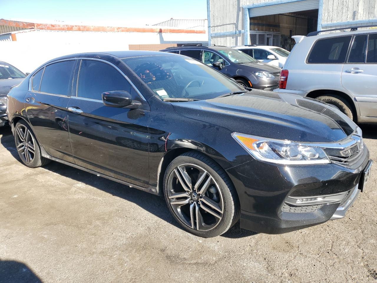 2016 Honda Accord VIN 1HGCR2F52GA228377 Copart auction photo, rear end damage thumbnail 4