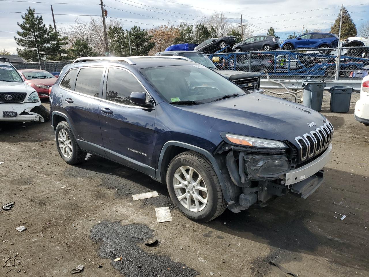 2015 Jeep Grand Cherokee VIN 1C4PJMCSXFW686764 Copart auction photo, front end damage thumbnail 4
