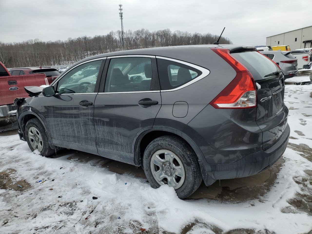 2014 Honda CR-V VIN 2HKRM4H30EH614610 Copart auction photo, front end damage thumbnail 2