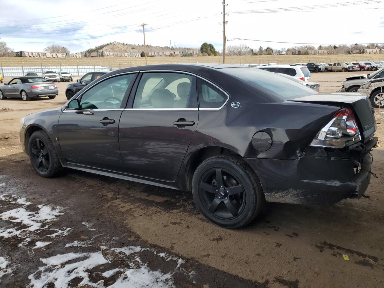 2009 Chevrolet Impala VIN 2G1WB57K591177856 Copart auction photo, rear end / side damage thumbnail 2
