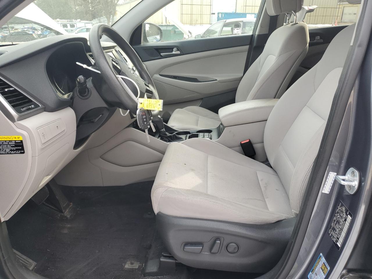 2018 Hyundai Tucson VIN KM8J3CA41JU683038 Copart auction photo, front end / side damage thumbnail 7