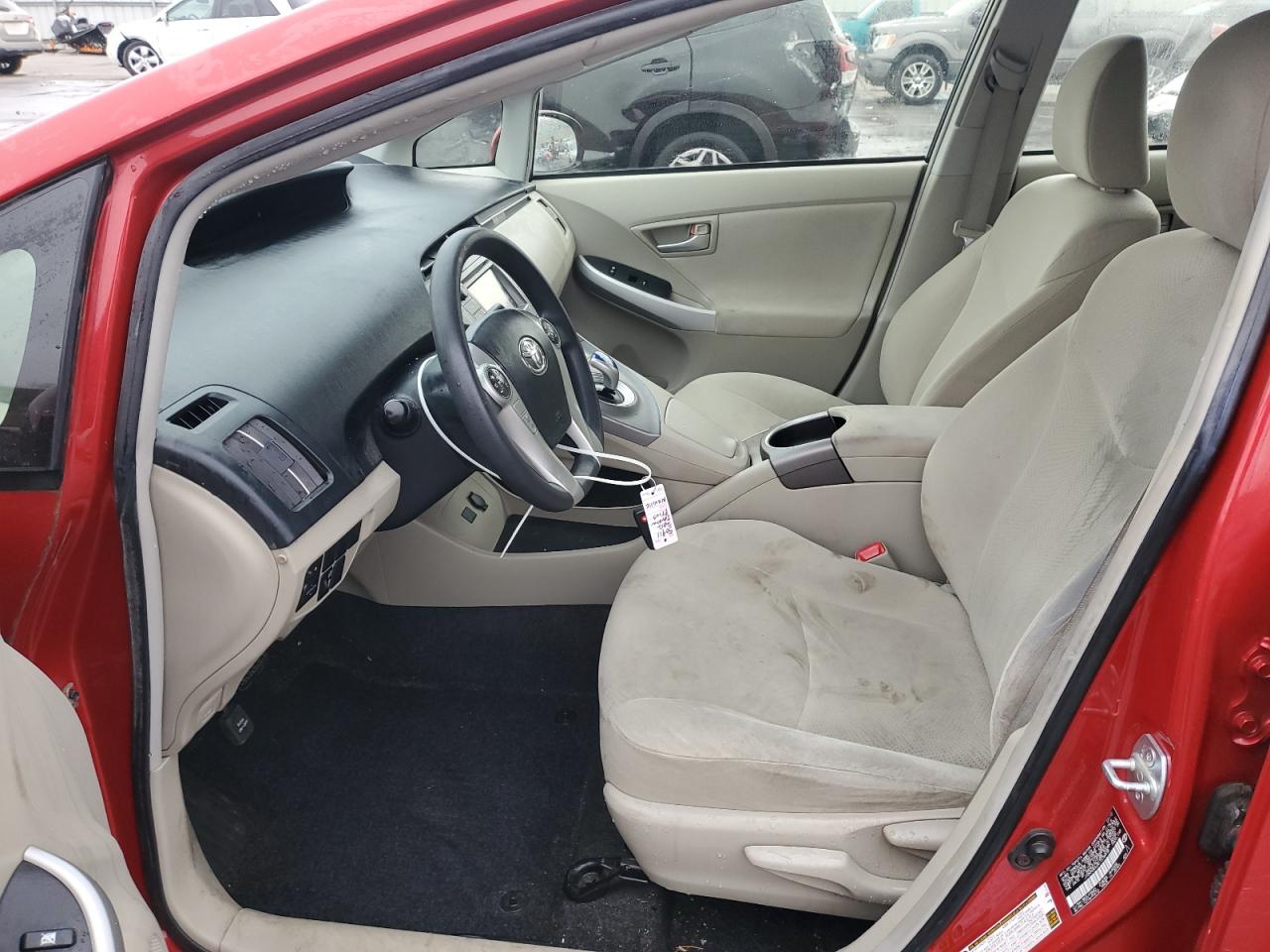 2012 Toyota Prius VIN JTDKN3DU3C1576978 Copart auction photo, mechanical damage thumbnail 7