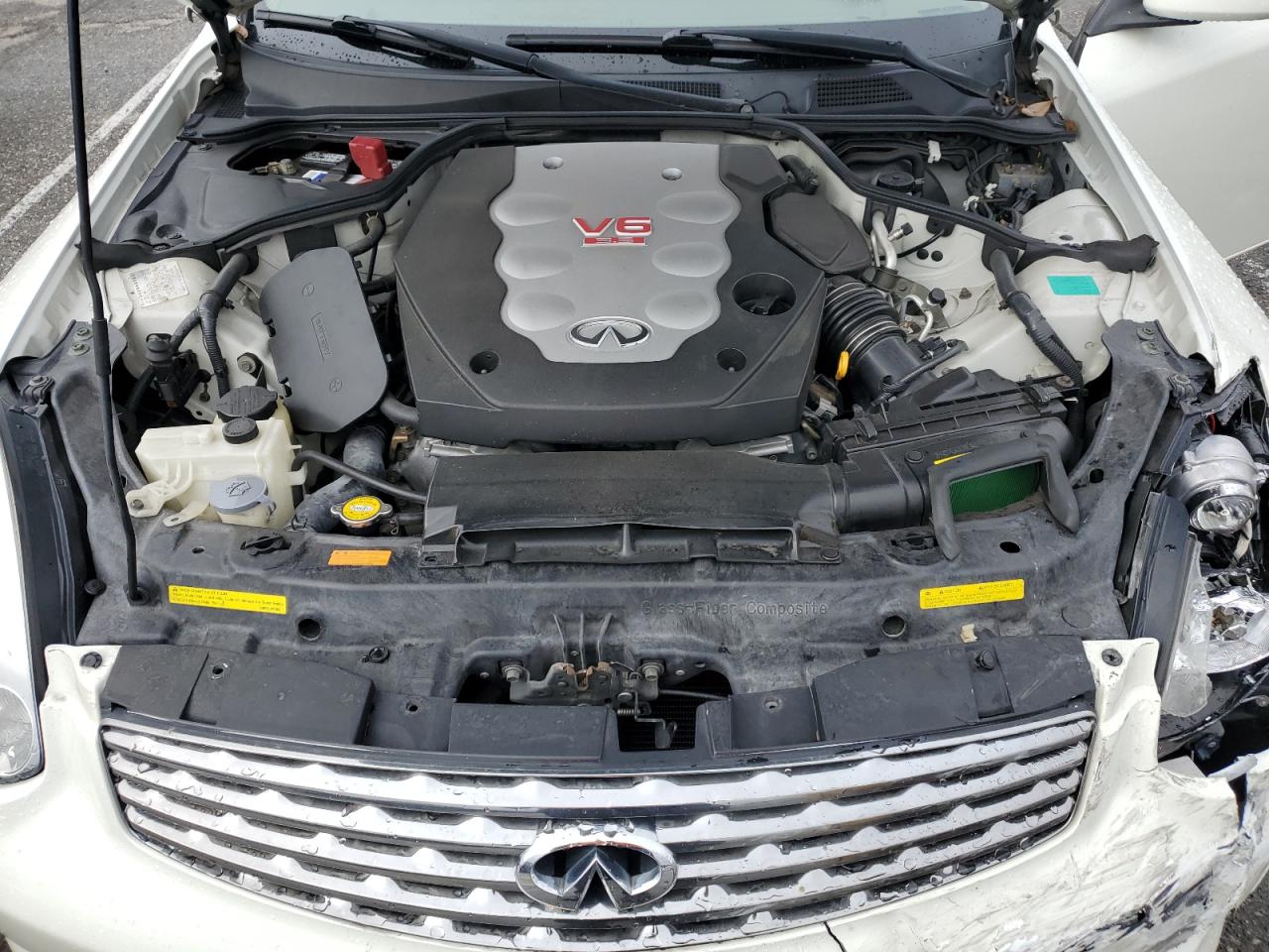 2006 Infiniti G VIN JNKCV54E26M715640 Copart auction photo, front end damage thumbnail 11
