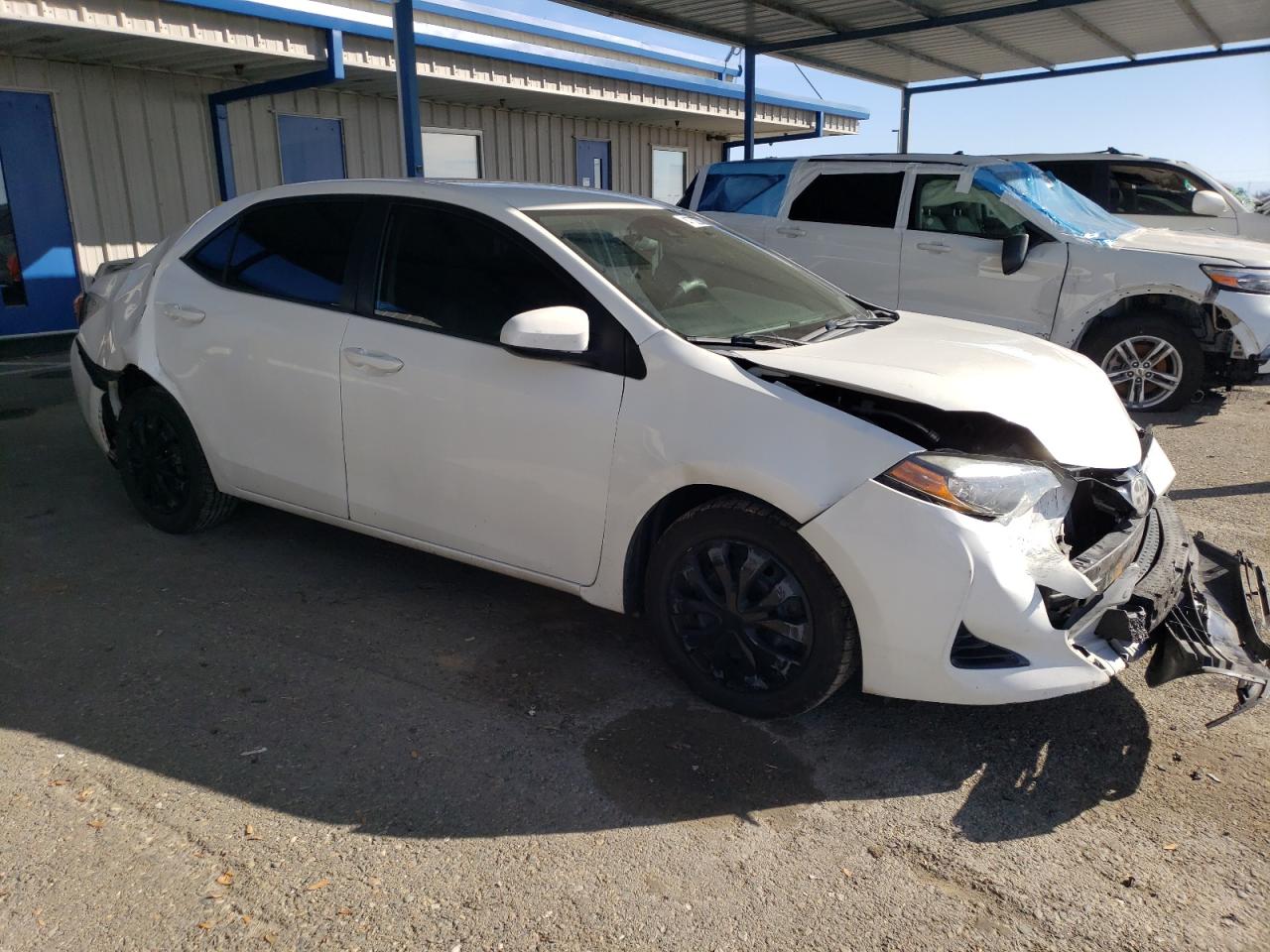2017 Toyota Corolla VIN 5YFBURHE8HP627791 Copart auction photo, front end / rear end damage thumbnail 4